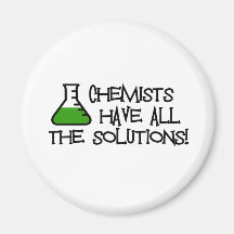Chemiker haben alle Lösungen Kühlschrankmagnete