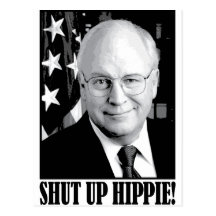 Cheney schloss Hippie Postkarten