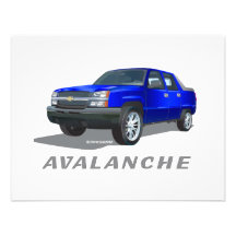 Chevrolet-Lawinen-Blau Personalisierte Ankündigung