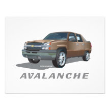 Chevrolet-Lawinen-Gold Individuelle Ankündigskarten
