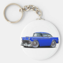 Chevy Belair Blau-Auto 1956 Schlüsselbänder