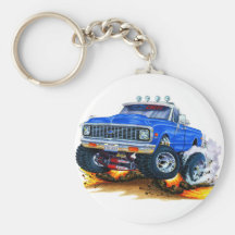 Chevy CK1500 Blau-LKW 1970-72 Schlüsselband