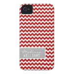 Chic Zickzack iPhone 4 Case-Mate Hülle