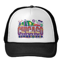 Chicago-Confetti Baseballcaps