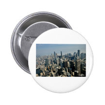 Chicago im Stadtzentrum gelegen Button