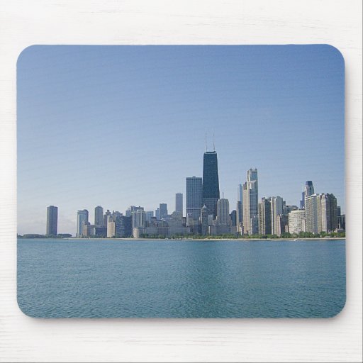 Chicago über dem See Mousepad