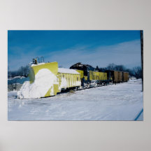 Chicago und NordWestern GP-Einheit mit Keil schnei Plakat