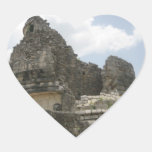 Chichen Itza Ruine Herz Aufkleber