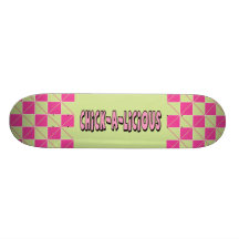 Chickalicious! Personalisierte Skateboarddecks