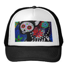 Chihuahua Dia De Los Muertos durch Prisarts Retromützen