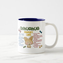 Chihuahua-Eigentums-Gesetze 4 Tee Tasse