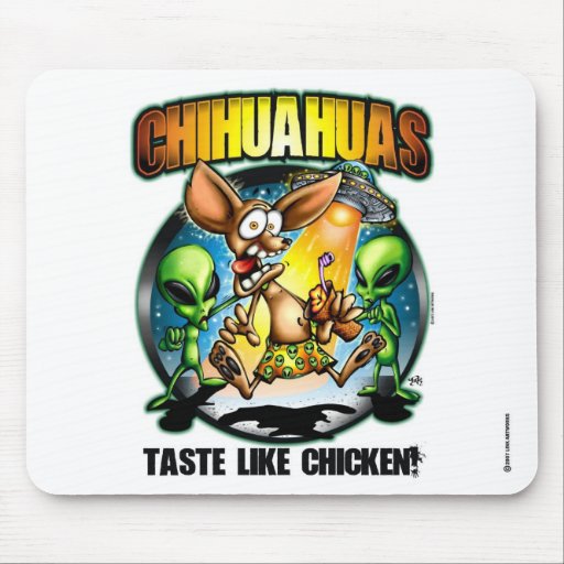 Chihuahua-Geschmack mögen Huhn-Mausunterlage Mauspad