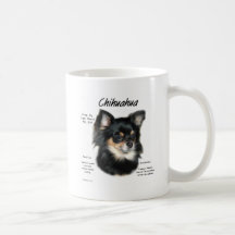 Chihuahua-(langer) Geschichtsentwurf Kaffeetassen