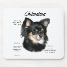 Chihuahua-(langer) Geschichtsentwurf Mousepad