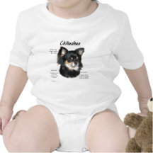 Chihuahua-(langer) Geschichtsentwurf Baby Strampler