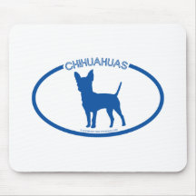 Chihuahuas-Silhouette Mousepad