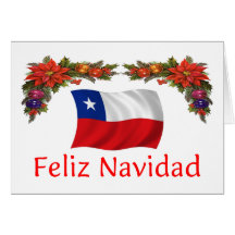 Chile-Weihnachten Grußkarte