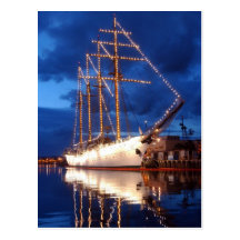 Chilenisches hohes Schiff Esmeralda Postkarten
