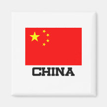 China-Flagge Kühlschrankmagnete