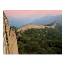 China, Huairou Landkreis, Mutianyu Abschnitt der 2 Postkarten