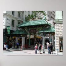 Chinatown-Tor, San Francisco Plakat