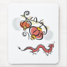 Chinesische Drache-Mausunterlage Mauspad