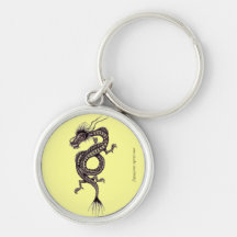 Chinesische Drachegraphik, die Kunst keychain Entw Schlüsselanhänger