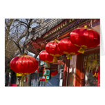 Chinesische Laternen Peking Karte