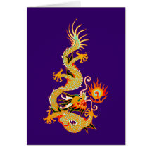 chinesischer Drache chinese dragon Karte