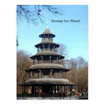 Chinesischer Turm (Chinesischer Turm) Postkarten