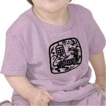 Chinesisches Papier-Schnitt-Tiger T-shirt