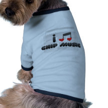 Chip-Musikfan Hund T-shirts