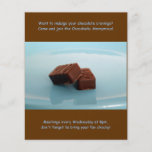 Chocoholics anonyme Sitzungen Flyer Druck