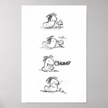 CHOMP Druck Plakate