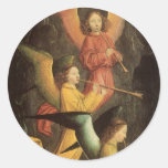 Chor von Engeln durch Simon Marmion, Renaissance-K Sticker