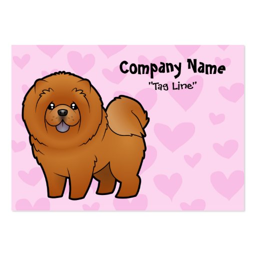 Chow-Chow Chow-Chow Liebe Visitenkartenvorlagen