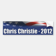 Chris Christie für Präsidenten Auto Aufkleber