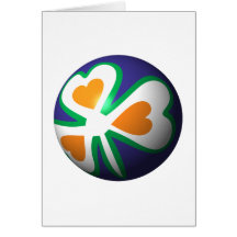 Christbaumkugel Irland tree bauble Ireland Grußkarten