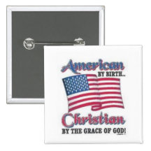 christliche USA Anstecknadelbutton