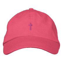 Christliches Kreuz gestickter Hut Bestickte Baseballmütze