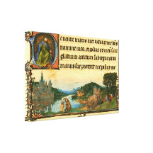 Christs Taufe bis Januar Van Eyck Gespannter Galeriedruck