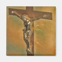 Christus auf dem Kreuz Magnete
