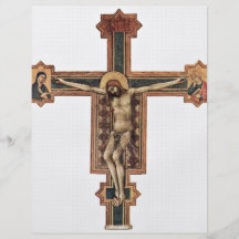 Christus-Kruzifix mit Mary und John durch Martini  Individuelle Flyer