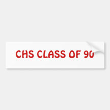 CHS KLASSE VON 90 AUTOSTICKER