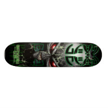 Chupacabra-Café-Skateboard Personalisierte Skatedecks
