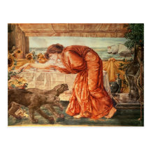 Circe strömendes Gift in einen Vase Postkarten