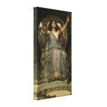 Circe, welches die Schale Ulysses durch JW Waterho Galerie Gefaltete Leinwand