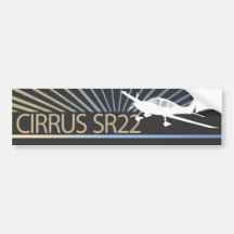 Cirrus SR22 Autoaufkleber