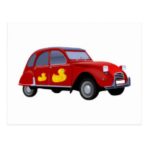 Citroen 2CV Ente Postkarten