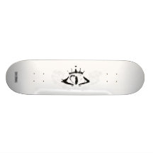 Claddagh (weiß) skate board